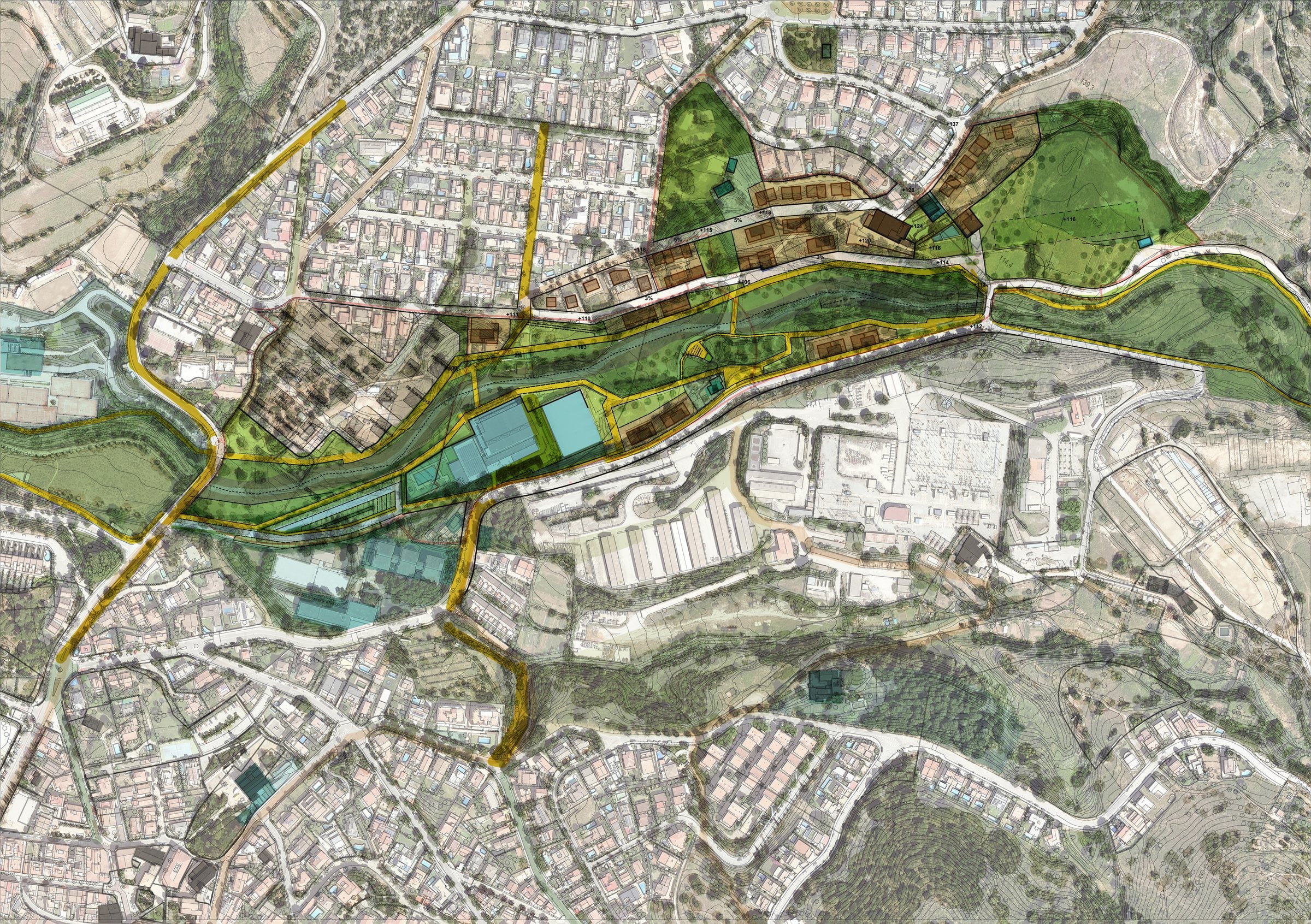 La riera: renaturalització i reordenació urbana — 11